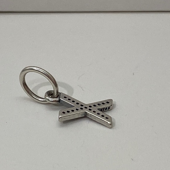 Pandora Sterling Silver Letter (X) Dangle Charm - Picture 5 of 6